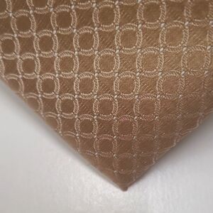 NWOT Calvin Klein Tan Geometric Tie
